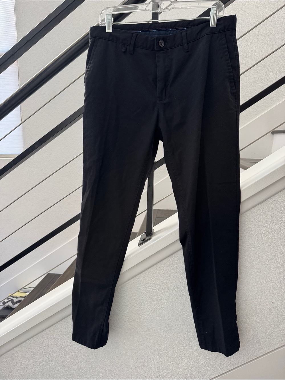 Zara Men's Black Slim Chinos